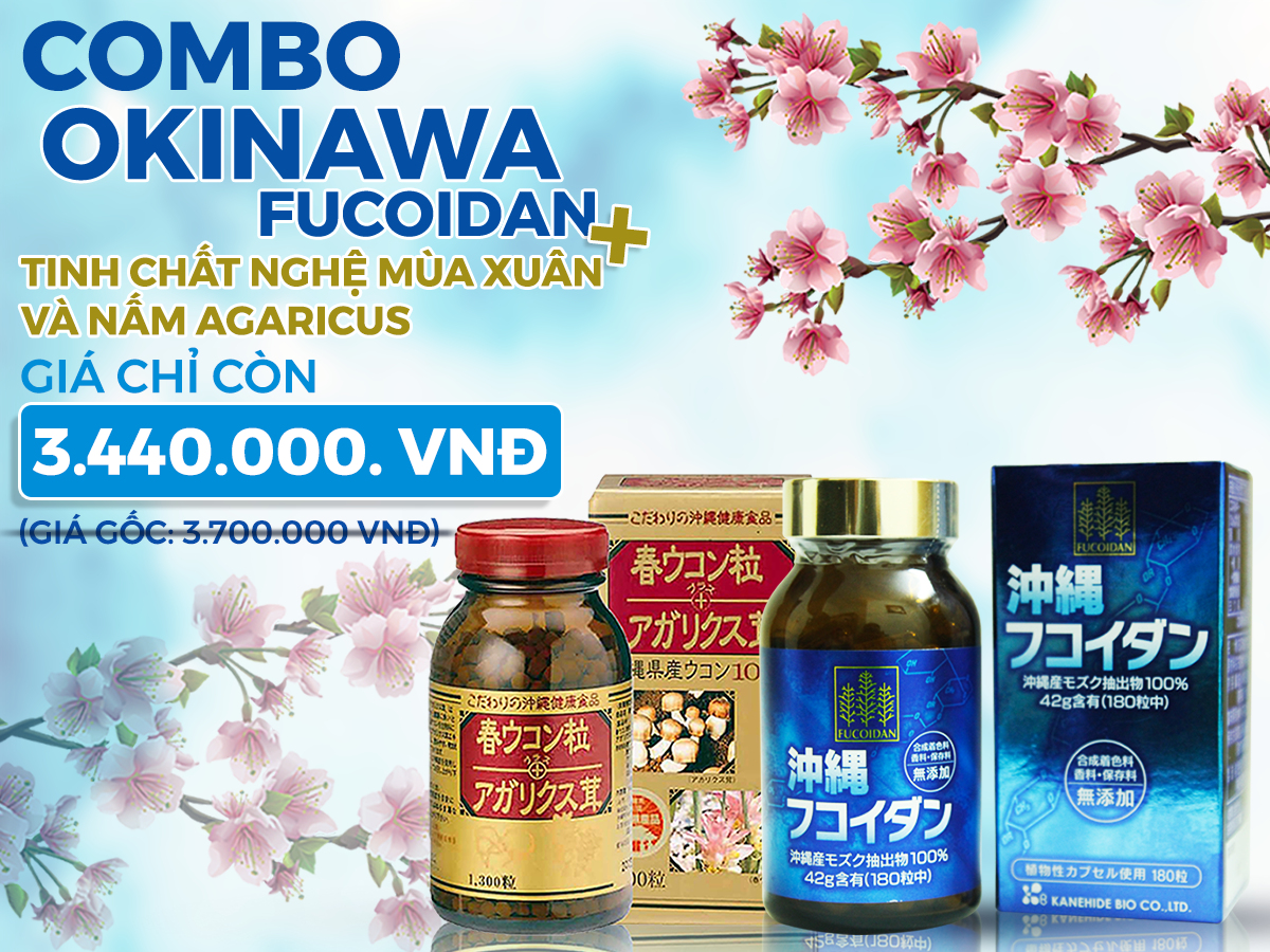 Okinawa Fucoidan và nấm Agaricus hỗ trợ điều trị ung thư